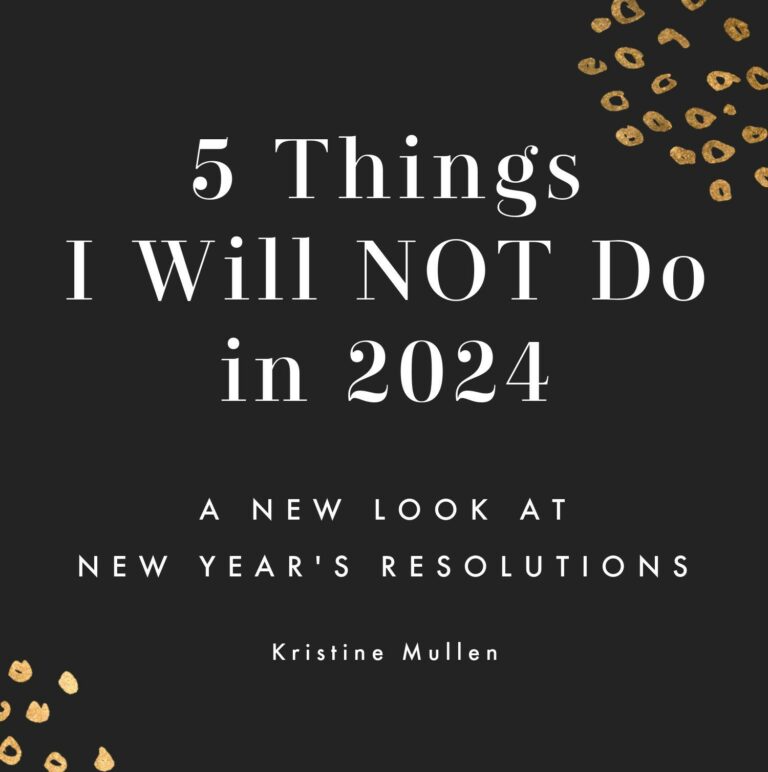 Why I Quit Making New Year’s Resolutions